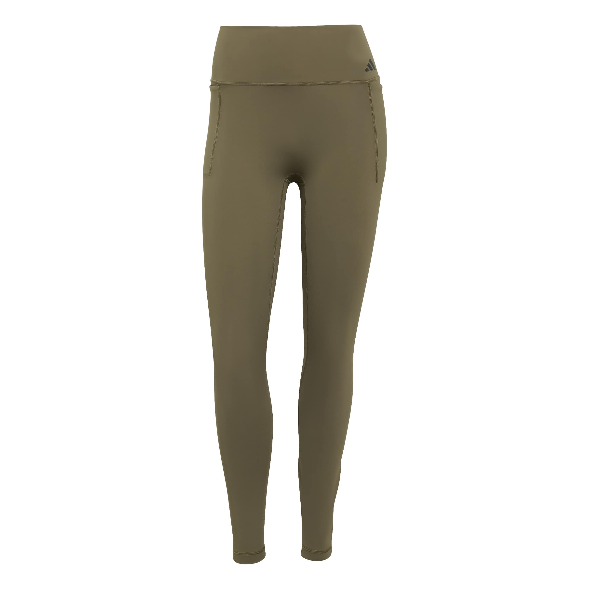 adidas Women's Optime Workout Full Length Leggings, Olive strata, S