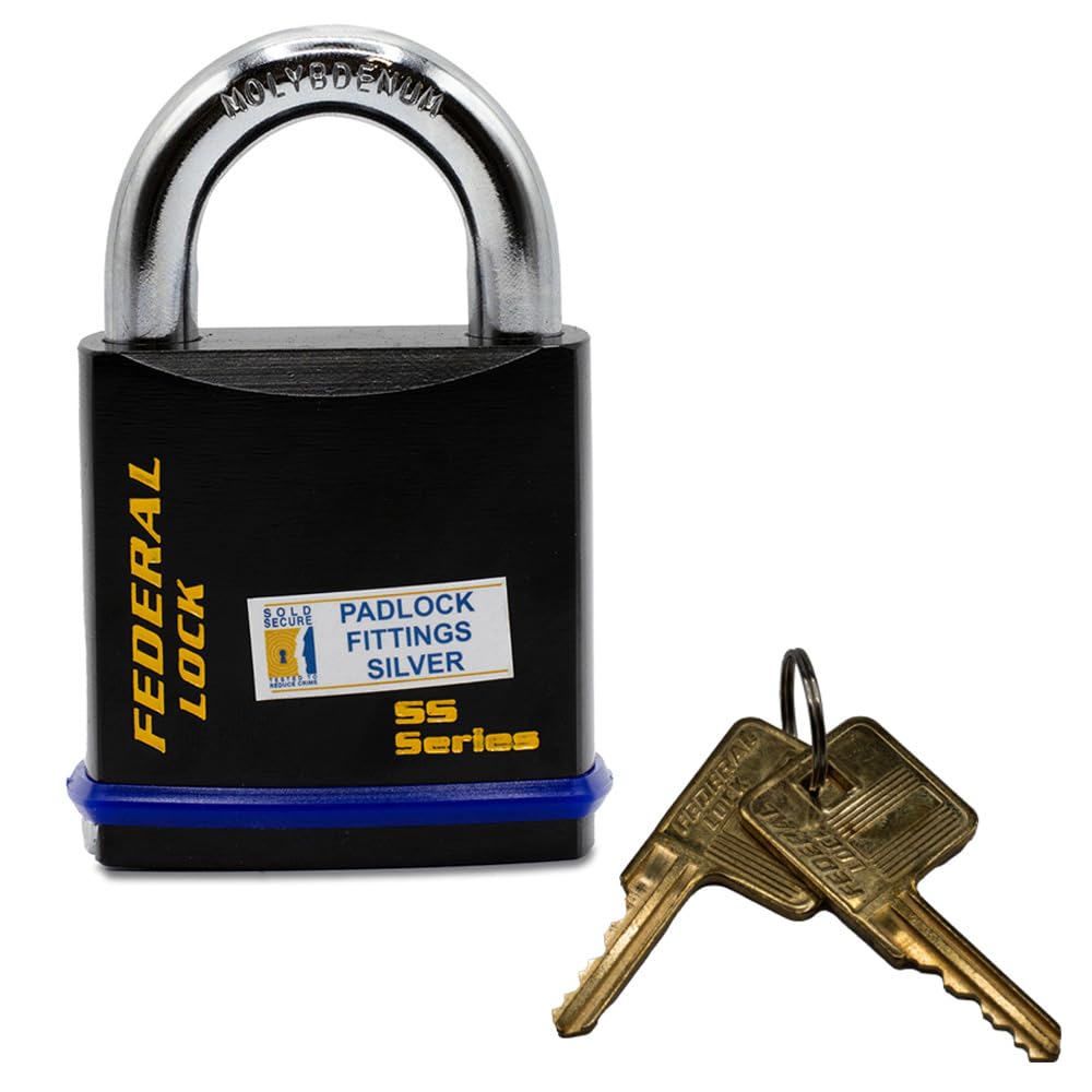 High Security Padlock - Sold Secure CEN4 - Solid Steel, Weatherproof, Heavy Duty with Anti-Cut Molybdenum Shackle - Image 2