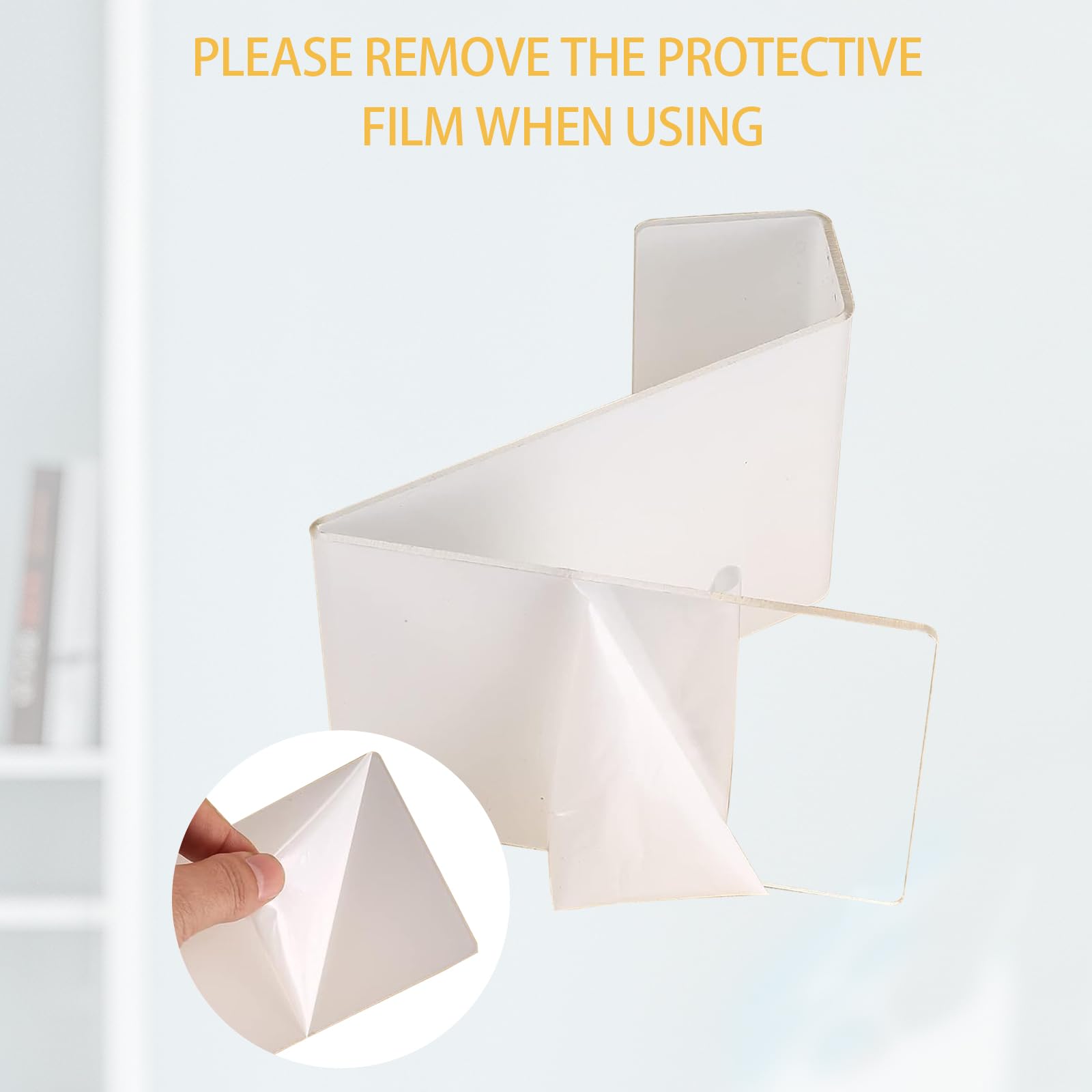 8 PCS Supporto per libro in acrilico trasparente, 7.5*10.5cm Espositore, Tavolo porta libro, Album di foto e Porta brochure