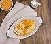 HIC Kitchen HIC Kitchen Oval Au Gratin Baking Dish Set, Fine White Porcelain, 10-Inch, Set of 4 Au Gratin Baking Dish Set, Fine White Porcelain, 10-Inch, Set of 4
