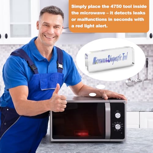 Image of 4750 Microwave Diagnostic Tool - Microwave Oven Safety Tester for Home /Commercial Microwave Oven Inspection (Square)