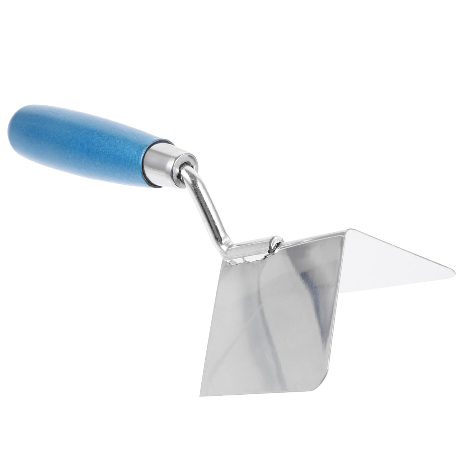 TOBBOMEY Ergonomic Handle Drywall Corner Tool Plastering Trowel for Rounding Edges