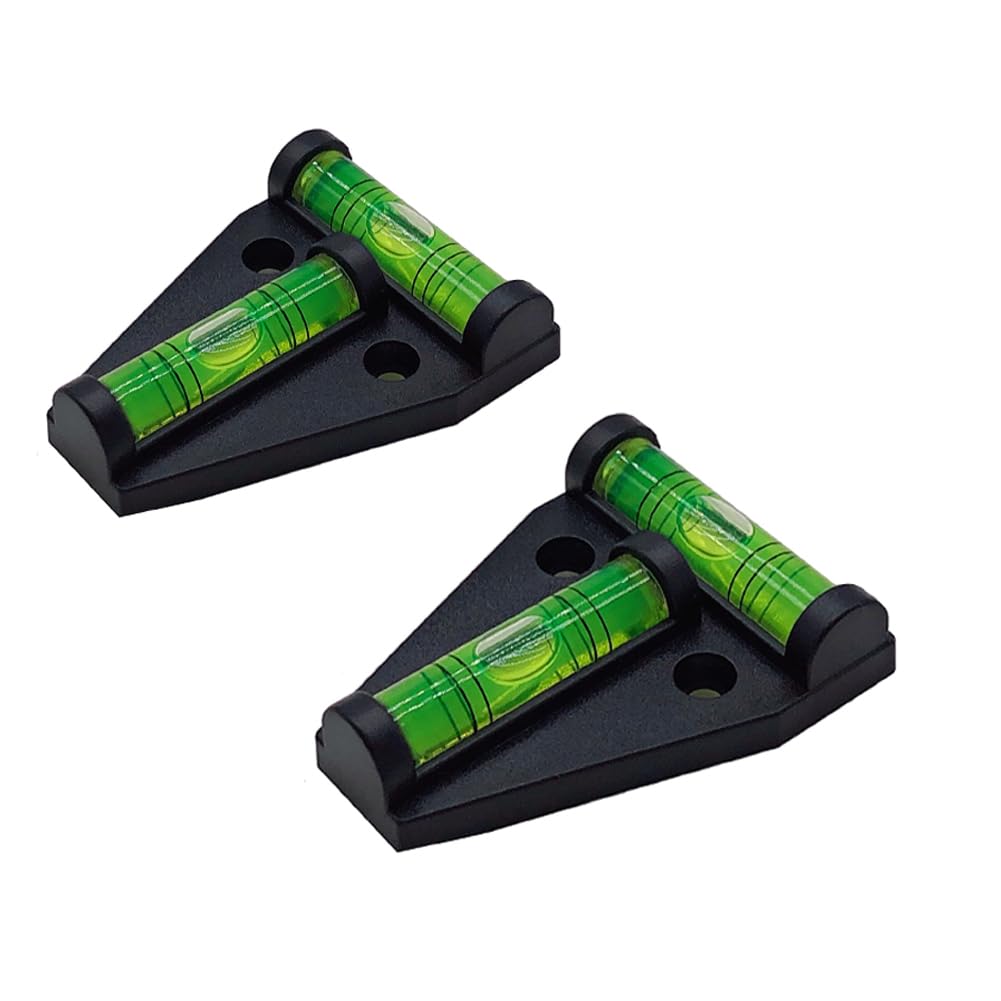 2pcs RV Levelers, Magnetic T Type Precision Leveling Bubble Leveler, RV Exterior Leveling Stablilization Levelers