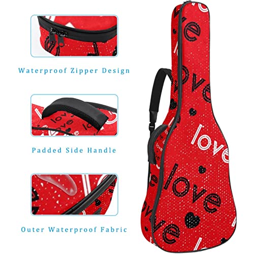 Housse pour guitare acoustique – Motif géométrique – 1 cm d’épaisseur – Rembourrage épais – Étanche – 101,6 cm – 102,6… - Les Beatles, Paul McCartney, John Lennon, RIngo Starr, George Harrison Housse pour guitare acoustique - Motif géométrique - 1 cm d'épaisseur - Rembourrage épais - Étanche - 101,6 cm - 102,6… – Image 5