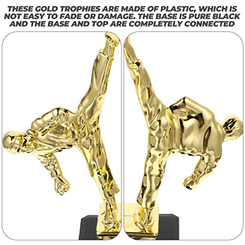 NUOBESTY Troféus De Ouro Lembrancinhas De Festa Vencedor De Taekwondo De Artes Marciais Competição T