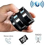 SUPERBASS - Altavoz portátil inalámbrico (Bluetooth, Radio, Manos Libres, Micrófono, lector de Tarjeta MicroSD, Compatible con IOS, Android, Mac y PC)
