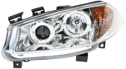 FK Automotive FKFS8087 phares chrome à faisceau large pour rouler la nuit