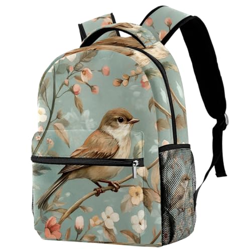 Sac à dos de voyage Campus avec fleurs et licorne multicolore pour l'école des filles