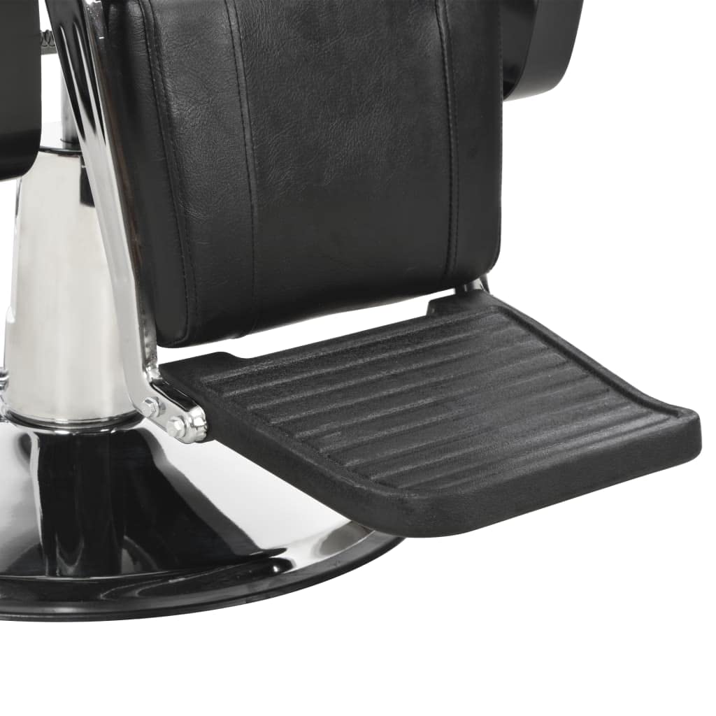 vidaXL Silla Peluquería Giratoria Cuero PE Sillón Barbería Cortar Pelo Barba