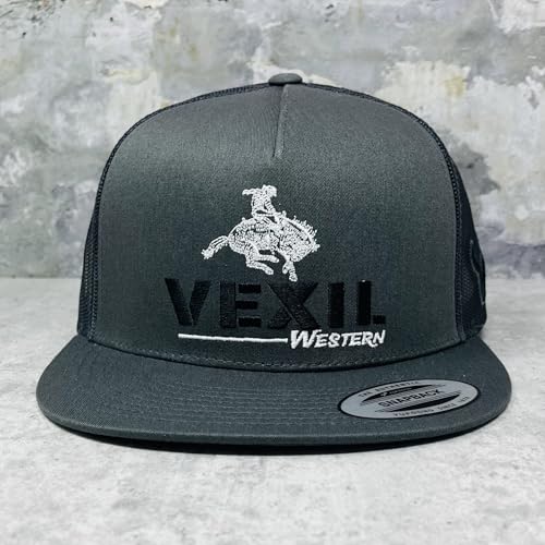 Image of Vexil American Rancher Adjustable Snapback Western Lifestyle Rodeo Southwest Inspired Meshback Hat