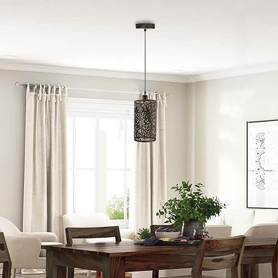 Ceiling Light Shade Metal Pendant Light Shade Ceiling Light Fitting Ceiling lamp Shades Industrial Ceiling Lights lampshade for Kitchen Light Ceiling lamp (Brushed Copper 9 - Image 4