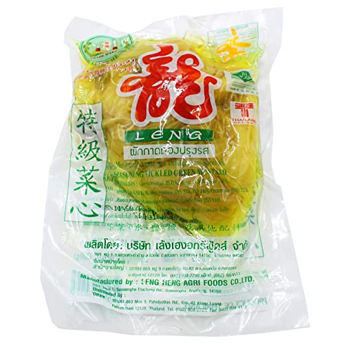 10er Pack (10x350g) Leng Heng Gewürzter eingelegter Senfkohl (Papa Vo®) – Bild 3