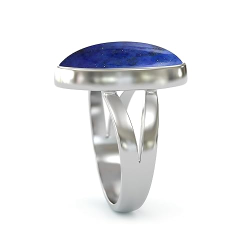 Miniatura 2 de Lapis Lazuli Ring, 925 Sterling Silver Ring, Gemstone Ring, Boho handmade Jewelry, Women Ring, September Birthstone Ring, Ring For Women (9)