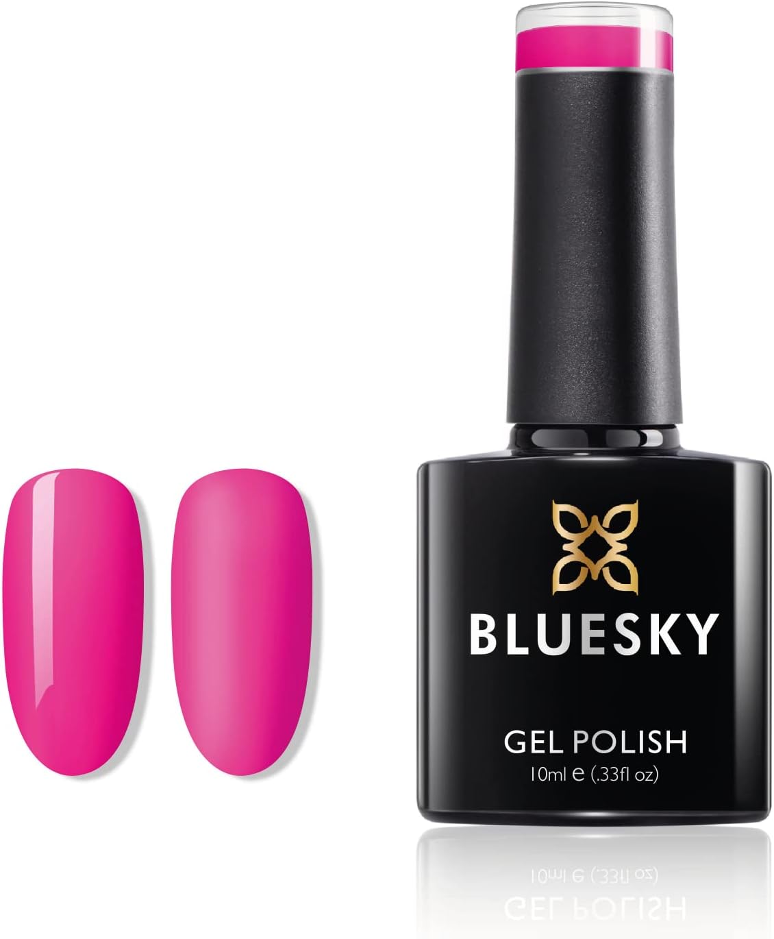 BLUESKY Gel Polish, Cherise, Neon06 Gel Polish, Pink, 10 ml