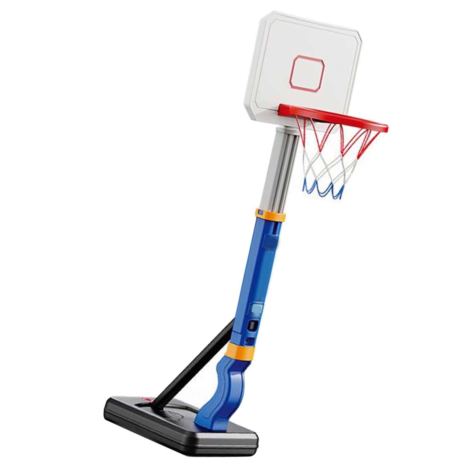 RiToEasysports Pool Basketball Hoop Set, Adjustable Height Poolside Pool Basketball Hoop Summer Water Game Toy for Kids Boys Girls (Blue 5577?37A)