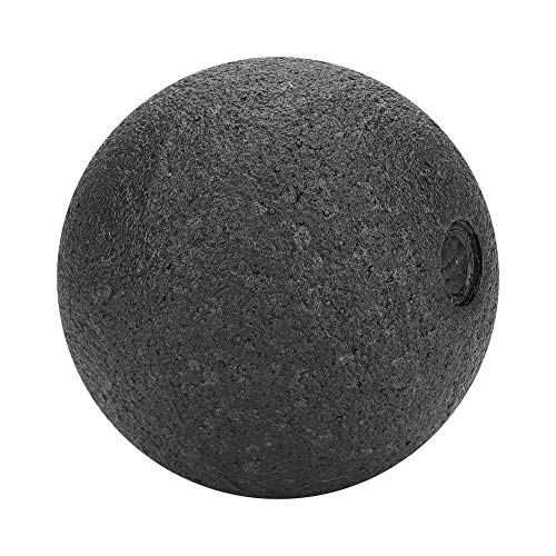 Dioche Pelota de Lacrosse, Sirve para Masajear Puntos de Presión, Bolas de Terapia de Yoga Epp Punto de Ajuste del Rodillo de Espuma Herramienta para Aliviar el Estrés del Músculo Corporal(8CM-Negro)