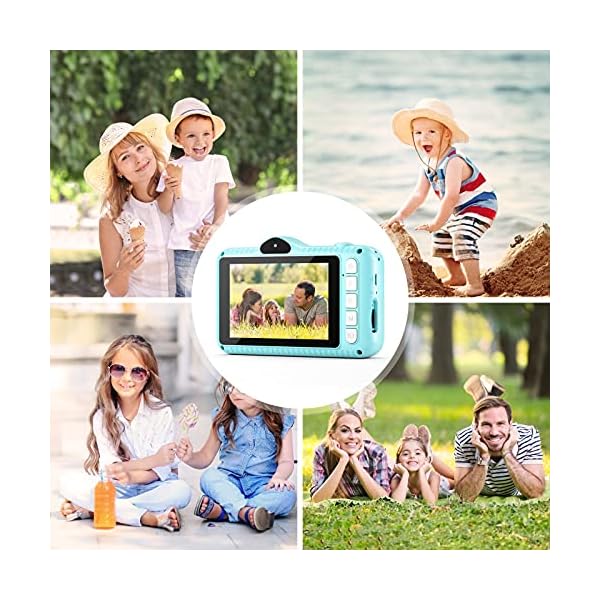 Powerextra Kinder Kamera,Mini wiederaufladbare Kinder Digitalkamera Stoßfeste Video Camcorder Geschenke – Bild 8