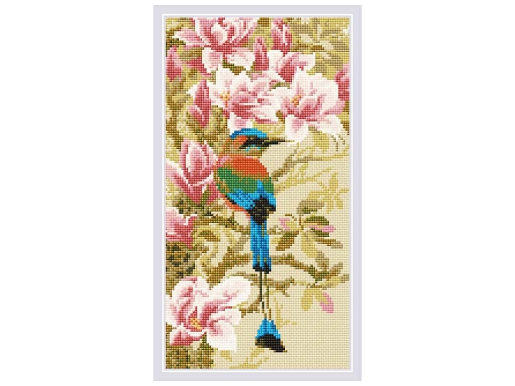 RIOLIS Diamond Mosaic Embroidery Kit 7.75"X15"-Motmot