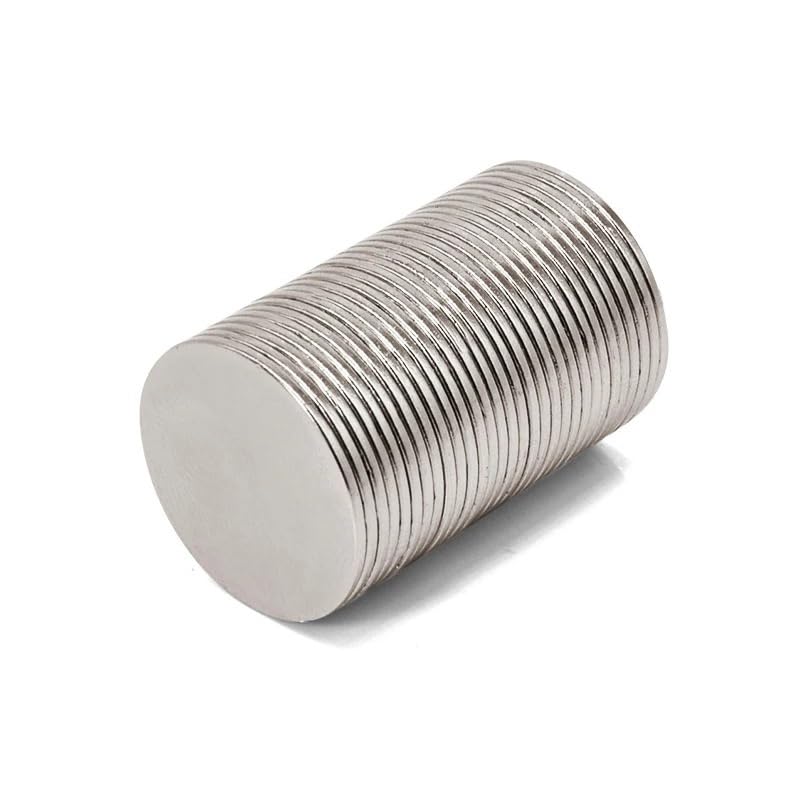 Magnete al neodimio 18x1mm 20x1mm Piccolo foglio rotondo Magnetico Imanes Permanente NdFeB Magneti a disco potenti e super resistenti (Color : 18x1mm(100pcs))