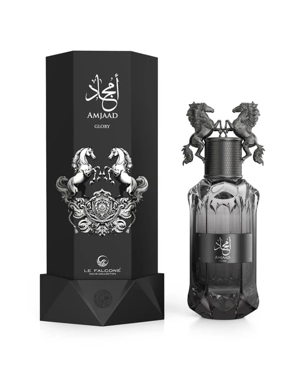 LeFalcone Amjaad Glory Eau de Parfum, 3.4 fl oz for men Niche Collection, Luxury Arabian Fragrance