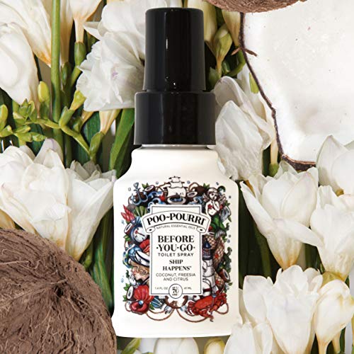 Image of Poo-Pourri Ship Happens Before You Go Toilet Spray 1.4 Ounce Bottle, 5 Pack