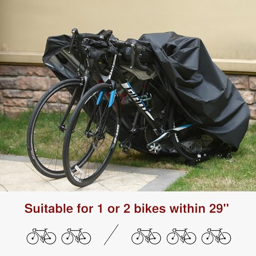 Puroma GS069 Bike Cover Outdoor Waterproof Bicycle Covers Rain Sun Uv Dust Wind Proof thumb #5