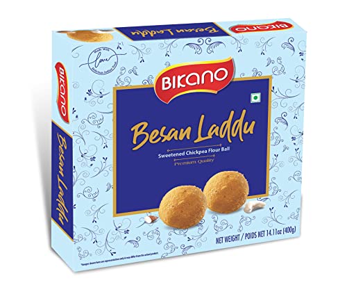 Image of Bikano Bikaneri Bhujia 1 kg & Bikano Besan Laddu Spl, 400 gram box