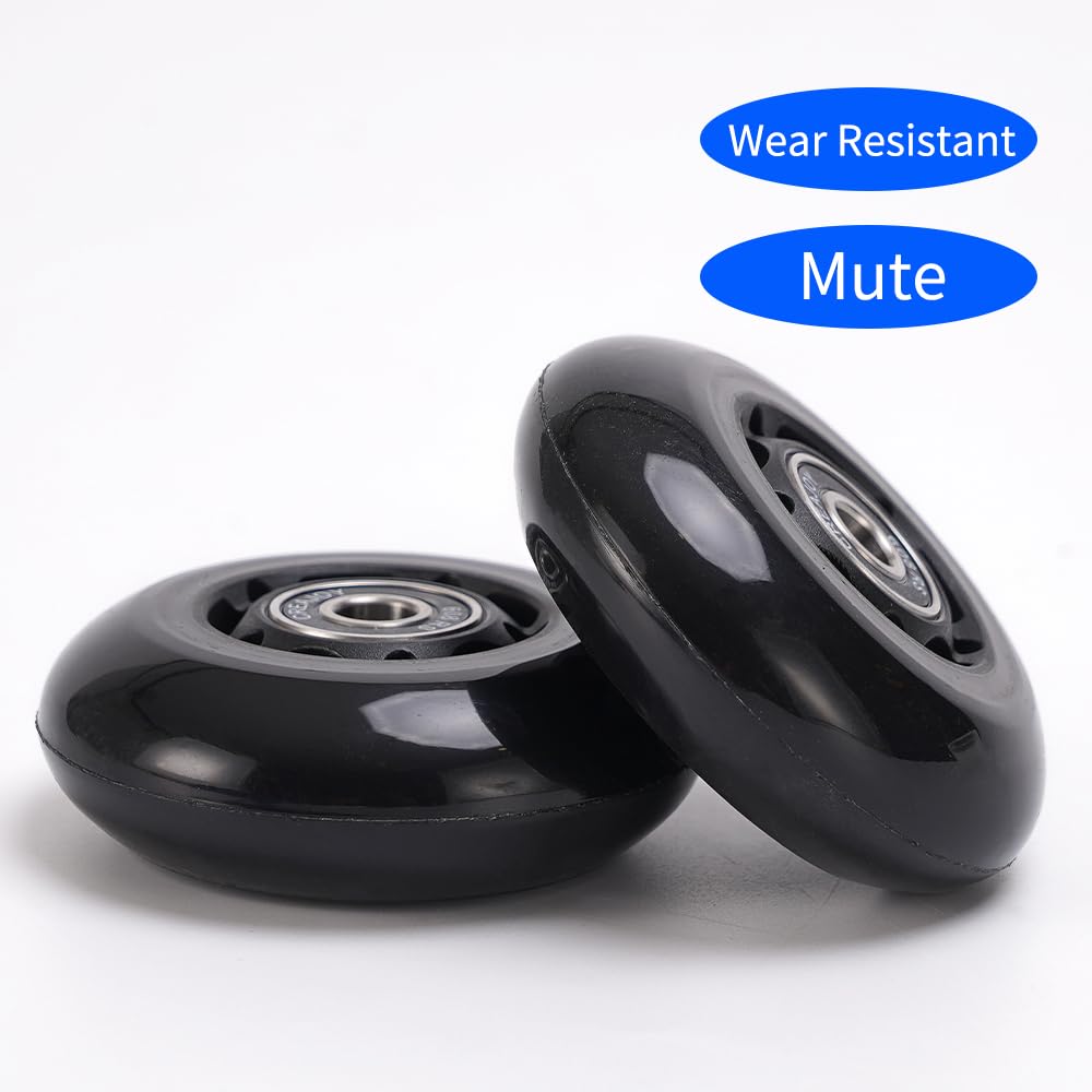Amazon.co.jp: キャスターボード交換用ホイール68mm、ベアリング付き2