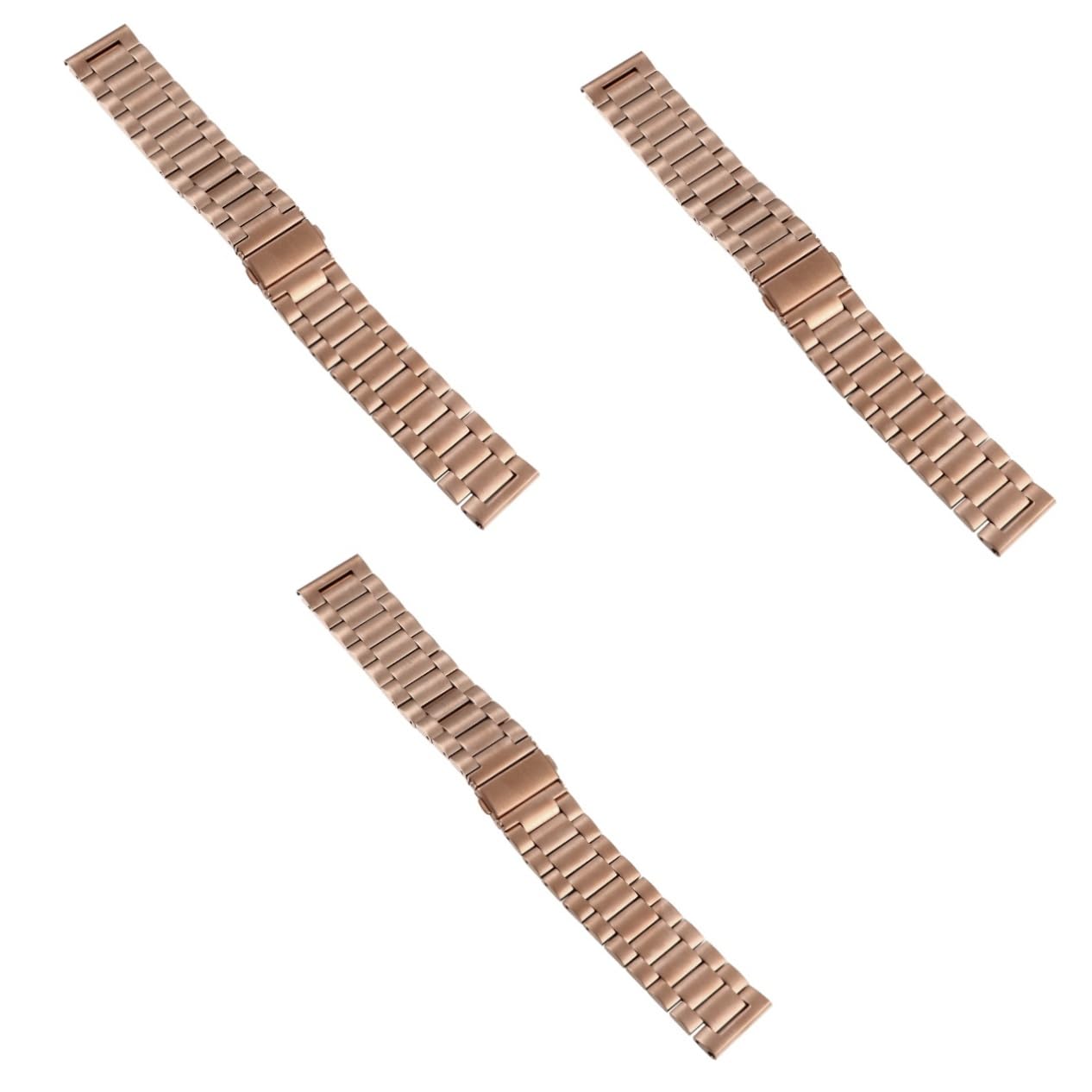UKCOCO 2 Pièces Bracelet Hommes Bracelets En Acier Inoxydable Hommes Smartwatch Bandes s De Montre Libération Montre Bande Femmes