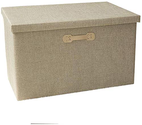 Boîte de rangement penderie pliable en tissu avec couvercle MU
