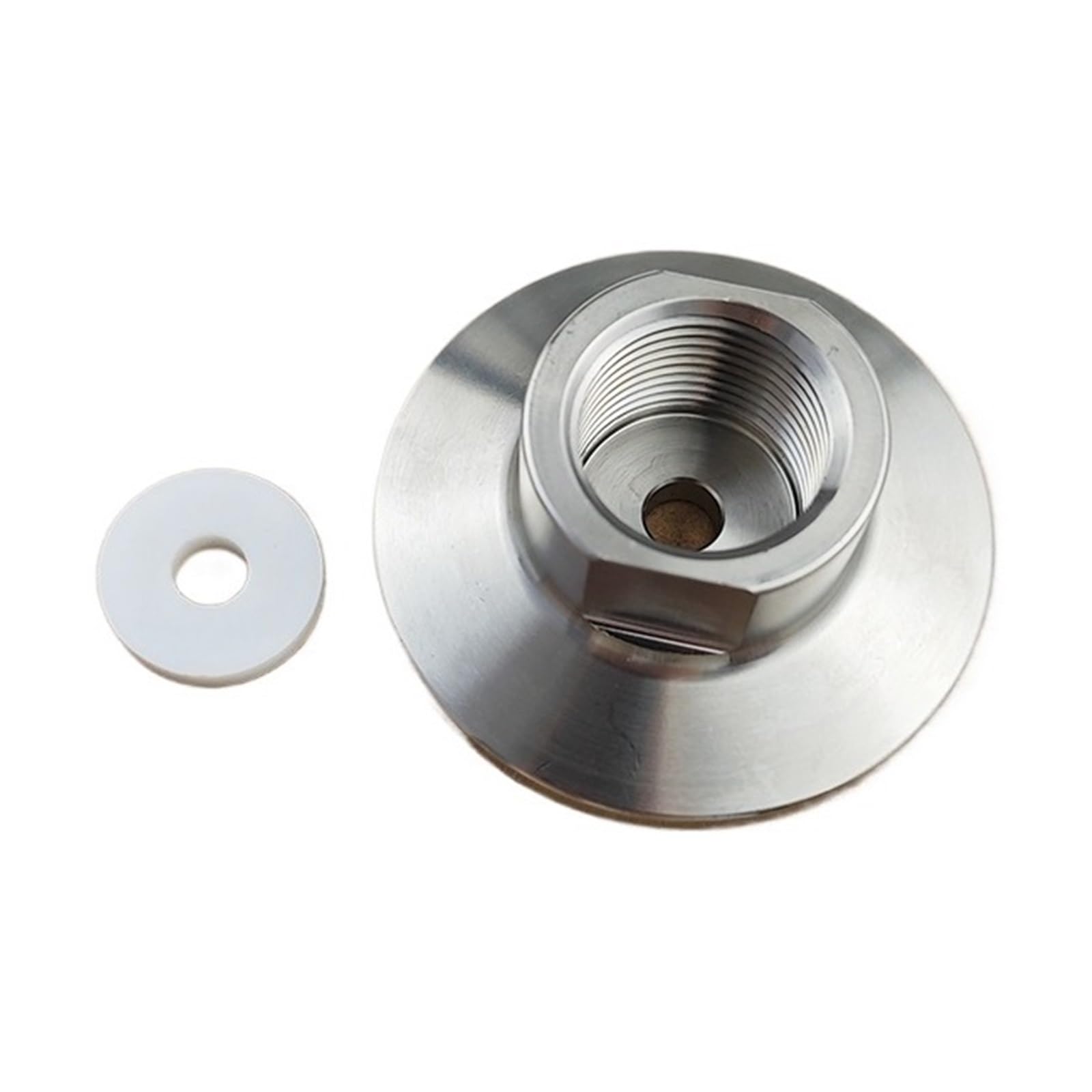 1.5" & 2" Tri Clamp to M14x1.5 / M20x1.5 Female Adapter - 304 Stainless Steel Sanitary Fitting for Pressure Gauge, Homebrew Beer, Wine(TC 50.5mm,M14 X 1.5)