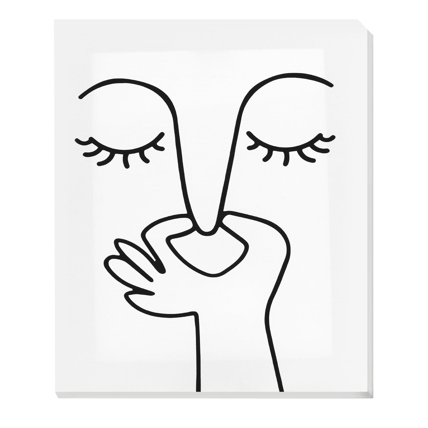 Onperpoe Black and White Bathroom Humor Wall Art, Funny Toilet Picture Print Painting, Modern Boho Bathroom Decor