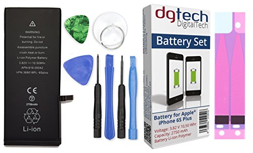 DGTech® - Batteria compatibile per iPhone 6S, ad