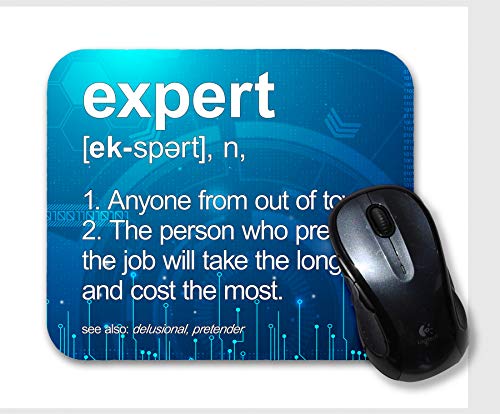Neurons Not Included Expert Definition Funny Computer Mouse Pad By Neurons Not Included thumb #1