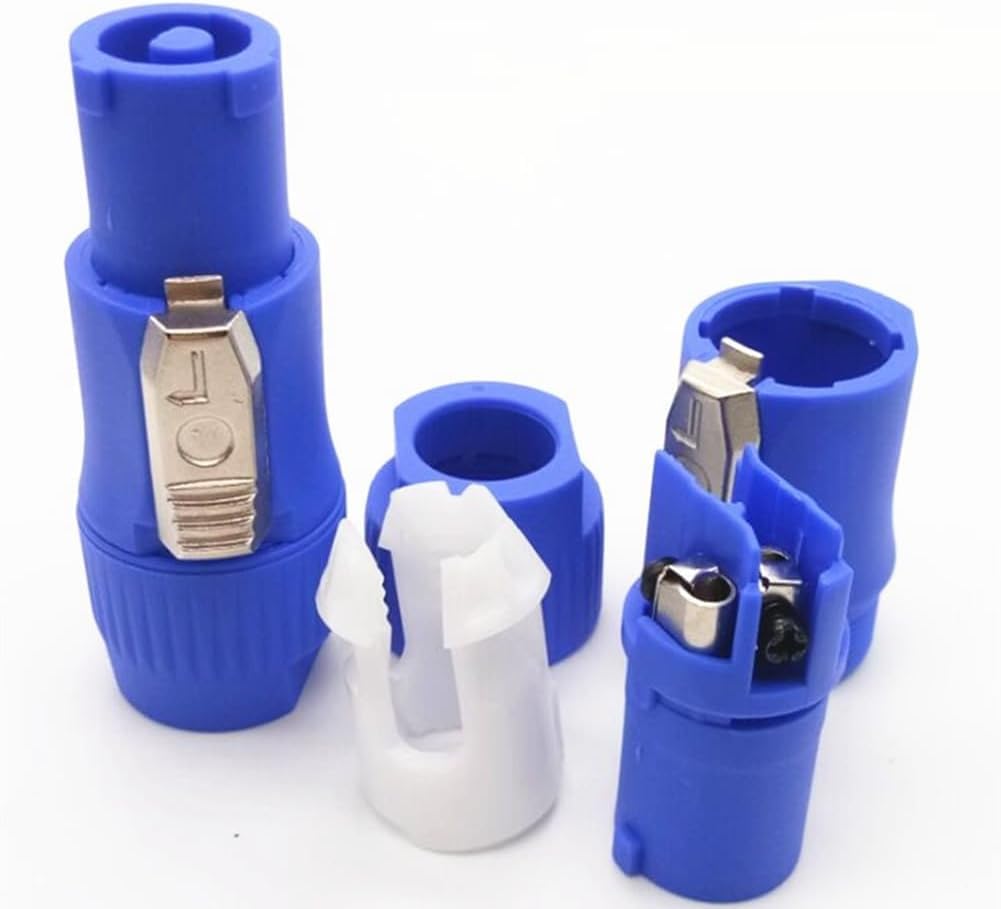 20 connettori Powercon a 3 NAC3FCA NAC3FCB Speakon spina 20 A 250 V AC spina blu e