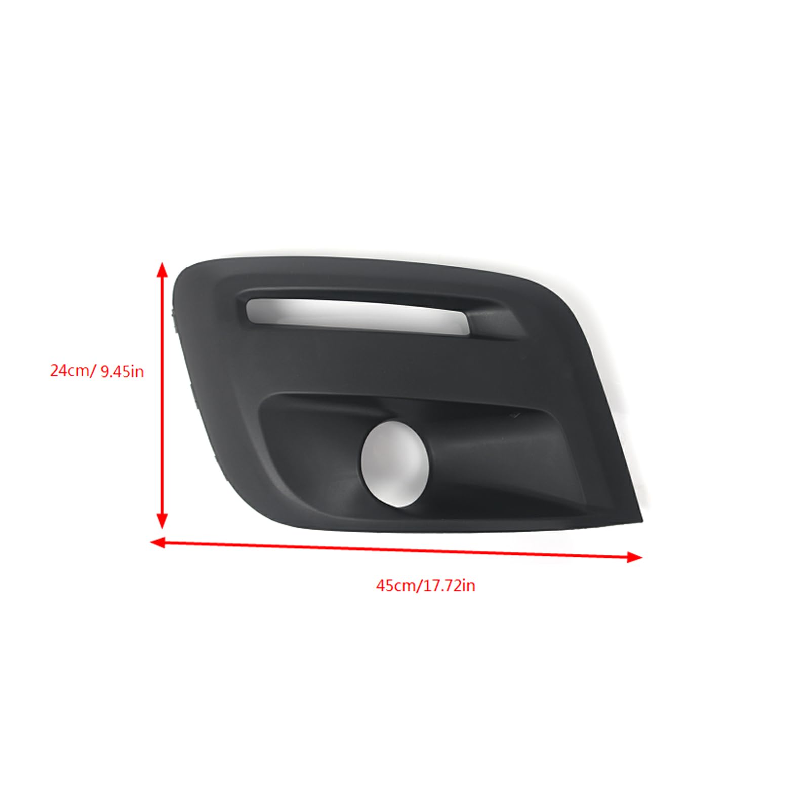 Shkalacar Grille de Ventilation de Pare-Chocs,Grille de Feu Antibrouillard de Pare-Chocs Avant de Remplacement côté Droite Compatible avec Citroën Berlingo Peugeot Partner 2015-2019