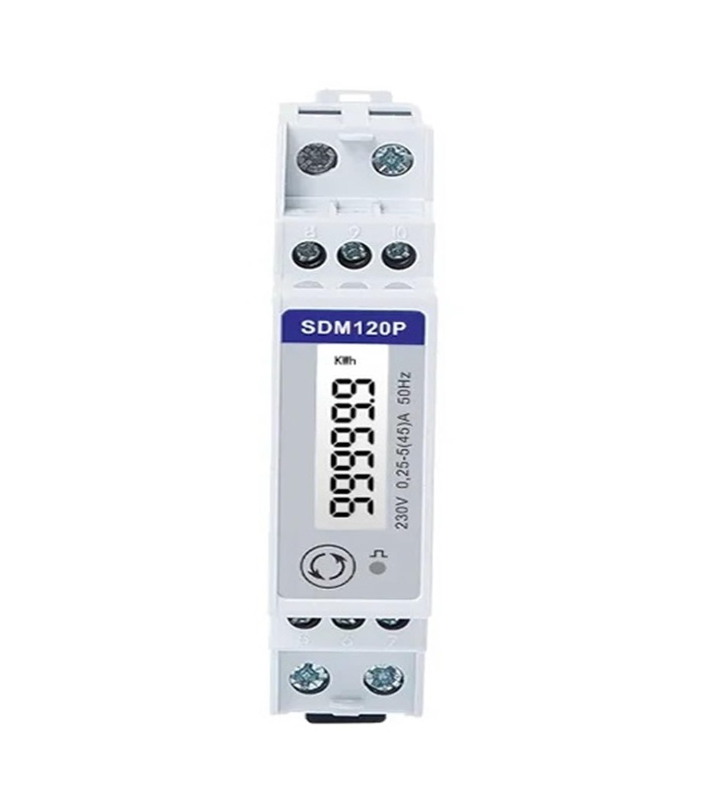 PXQCHAVLN Energy Meter Multi-Function Electric SDM120P 220/230V 100A 1 Phase