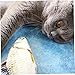 ywzmsd Catnip Toys Simulation Plush Fish Shape Doll Realistic Interactive Cat Bite Supplies 3PCSSimulation Fish Plush Toy