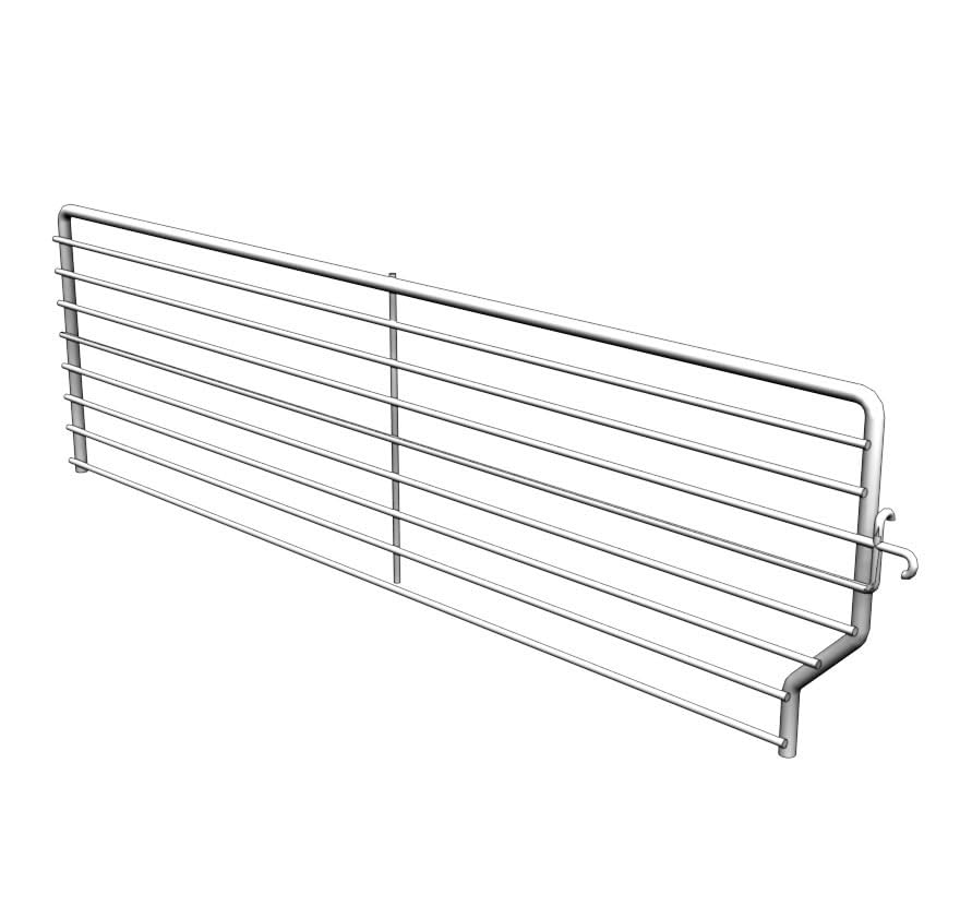 Lozier Wire Binning Divider for Retail Display Shelves | Metal Bin Dividers for Gondola Shelving & Store Shelves | Customizable Display Shelving for