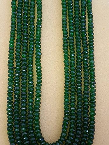 Tourmaline beads perles rondelles au perçage précis pour éviter la casse de fils