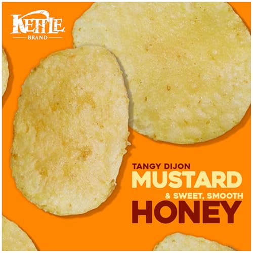 Image of Kettle Brand Potato Chips, Honey Dijon Bags, 2 Ounce (Pack of 24)