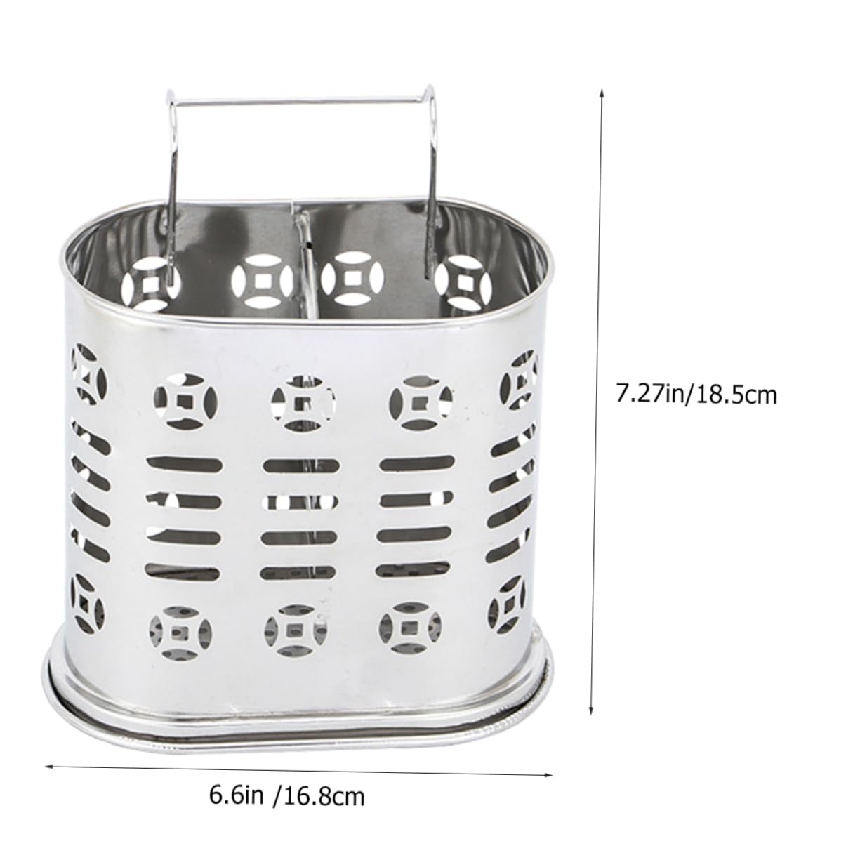 BRIGHTFUFU Stainless Steel Chopstick Holder Modern Kitchen Utensil Drying Rack for Spoons Chopsticks Compact Design Easy to to Clean for Home Parties