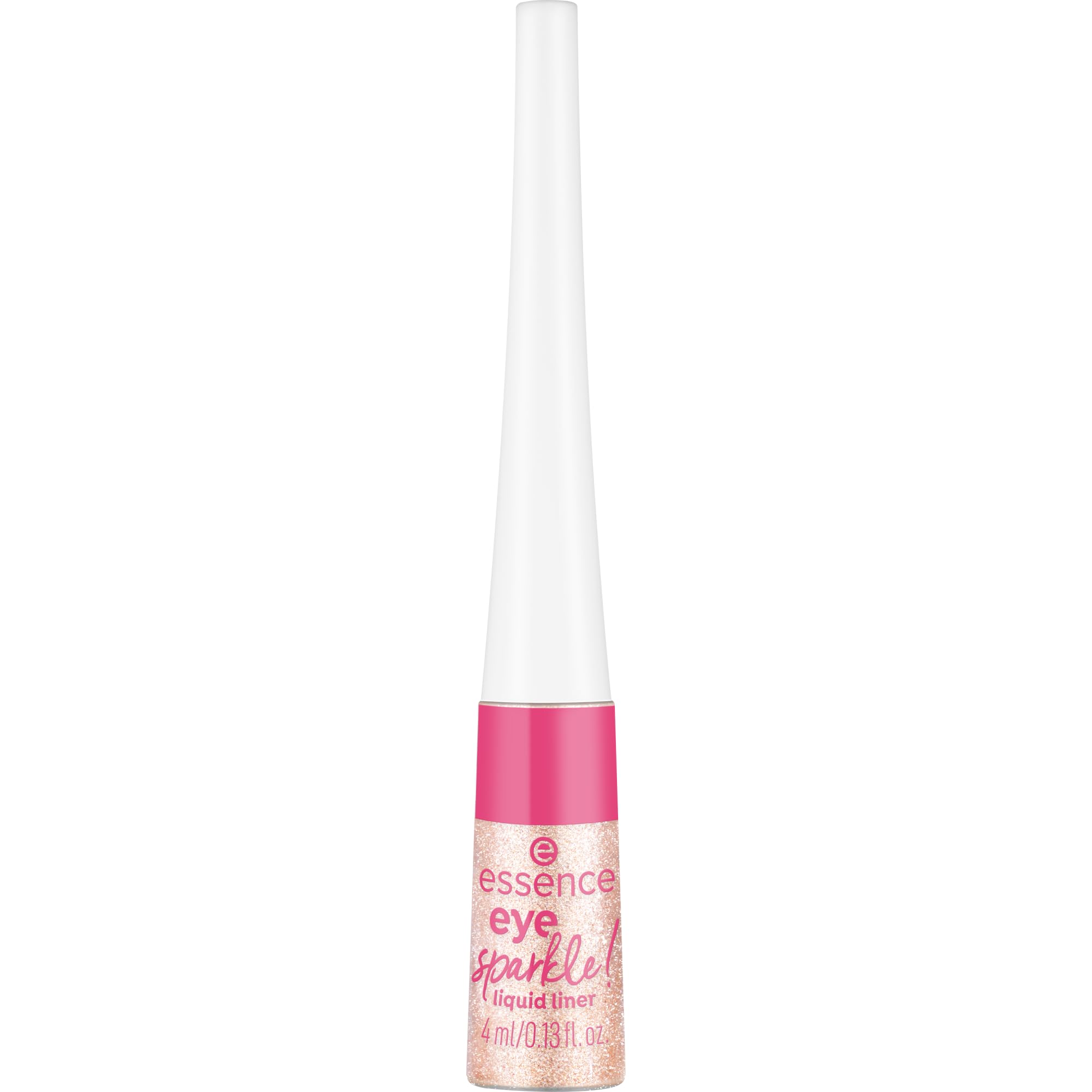 essence eyeliner w płynie eye sparkle! liquid liner, długotrwały, konturowanie, nie pozostawia smug, mieniący się, lśniący (4ml)