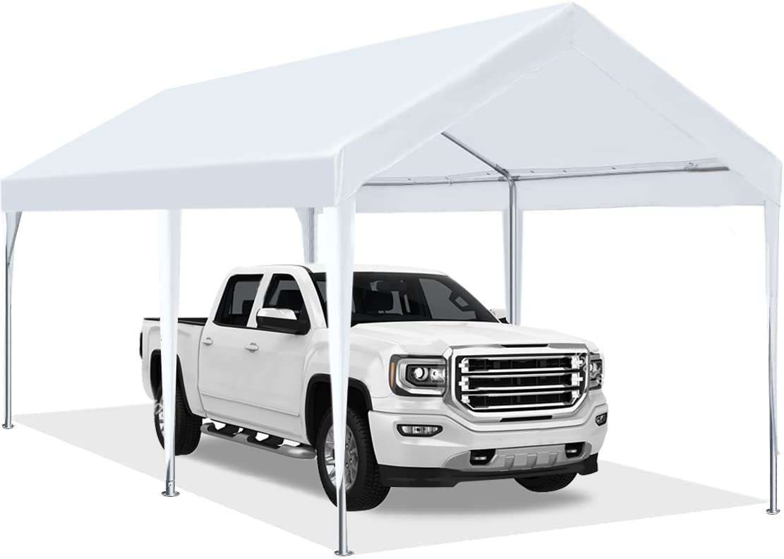 Buy LAUREL CANYON 10x20ft Heavy Duty Carport with Leg Skirt Design
