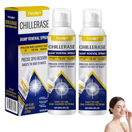 AEEHFENG ChillErase Bump Renewal Spray Advanced Salicylic Acid Body Spray 2% Natural Skin Spray-60ml Suitable for All Skin Types (2 Bottle)
