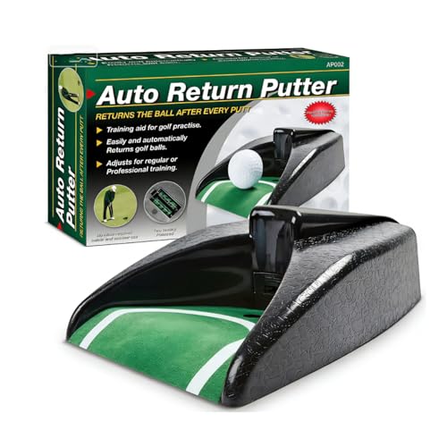 Machine de mise automatique avec retour de balle 2 piles AA pour entraînement golf - 6