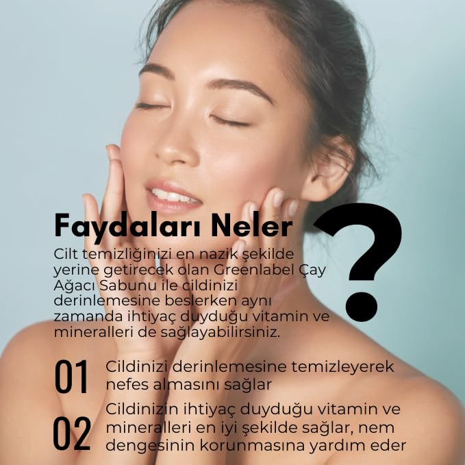 GreenLabel Çay Ağacı Sabunu Doğal Sivilce Ve Akne Karşıtı 120 Gr.