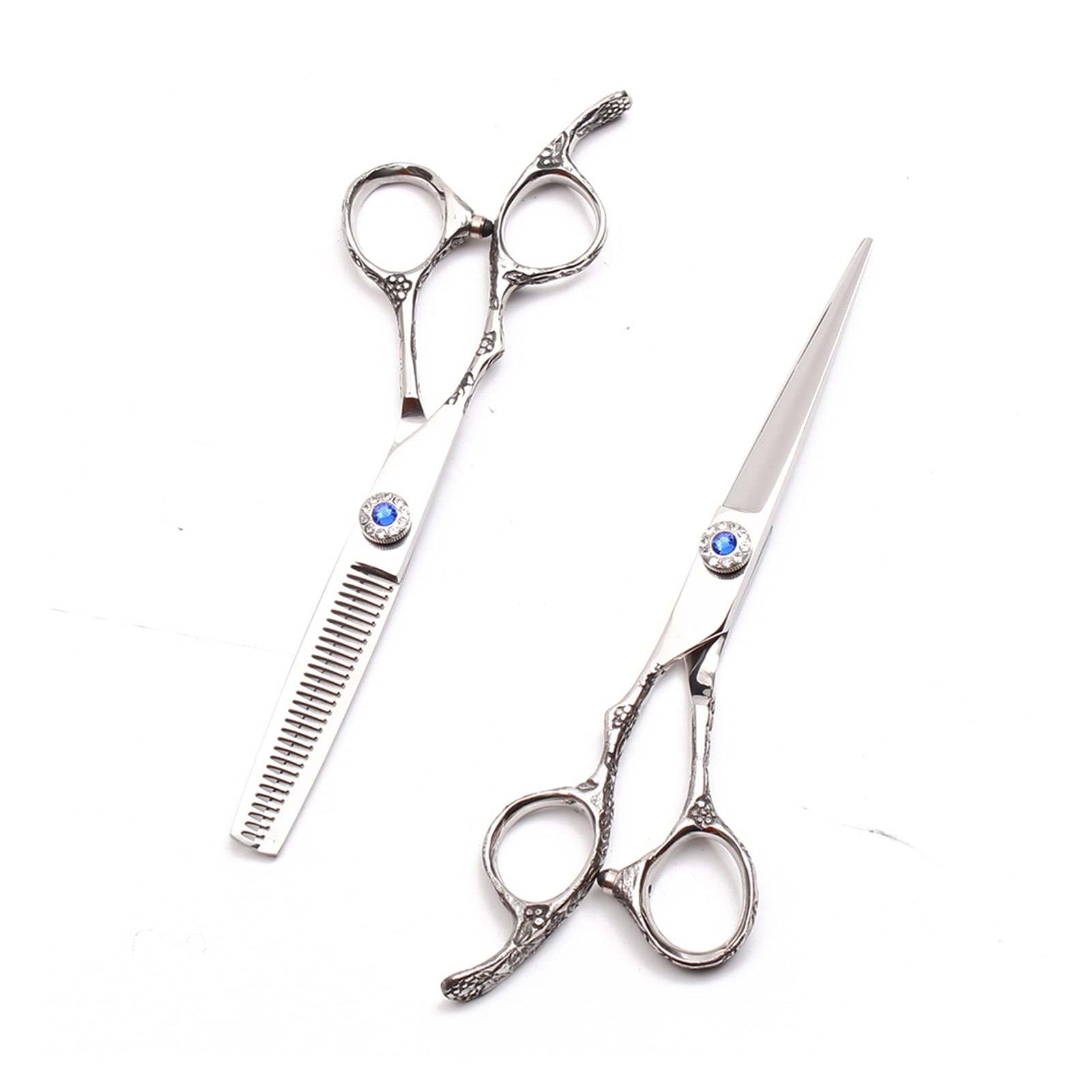 Friseurschere für die Linke Hand, 5,5 Zoll 16 cm, professionelle Friseurschere, Effilierschere, Friseurschere, Effilierschere, Friseurwerkzeuge (Farbe: Yin C 5,5 N) (Yin T 5,5 yy B)