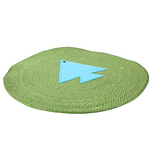 Junlucki Almofada de raspagem de gato de verão com padrões de desenho animado para animais de estima