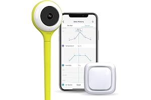 Lollipop Video Baby Monitor (Pistachio) with Enhanced Lollipop Sensor